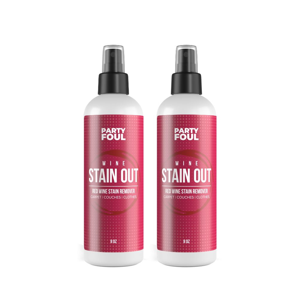 Party Foul 8oz Wine Stain Remover Versatile General Purpose Stain Remover (2-Pack)