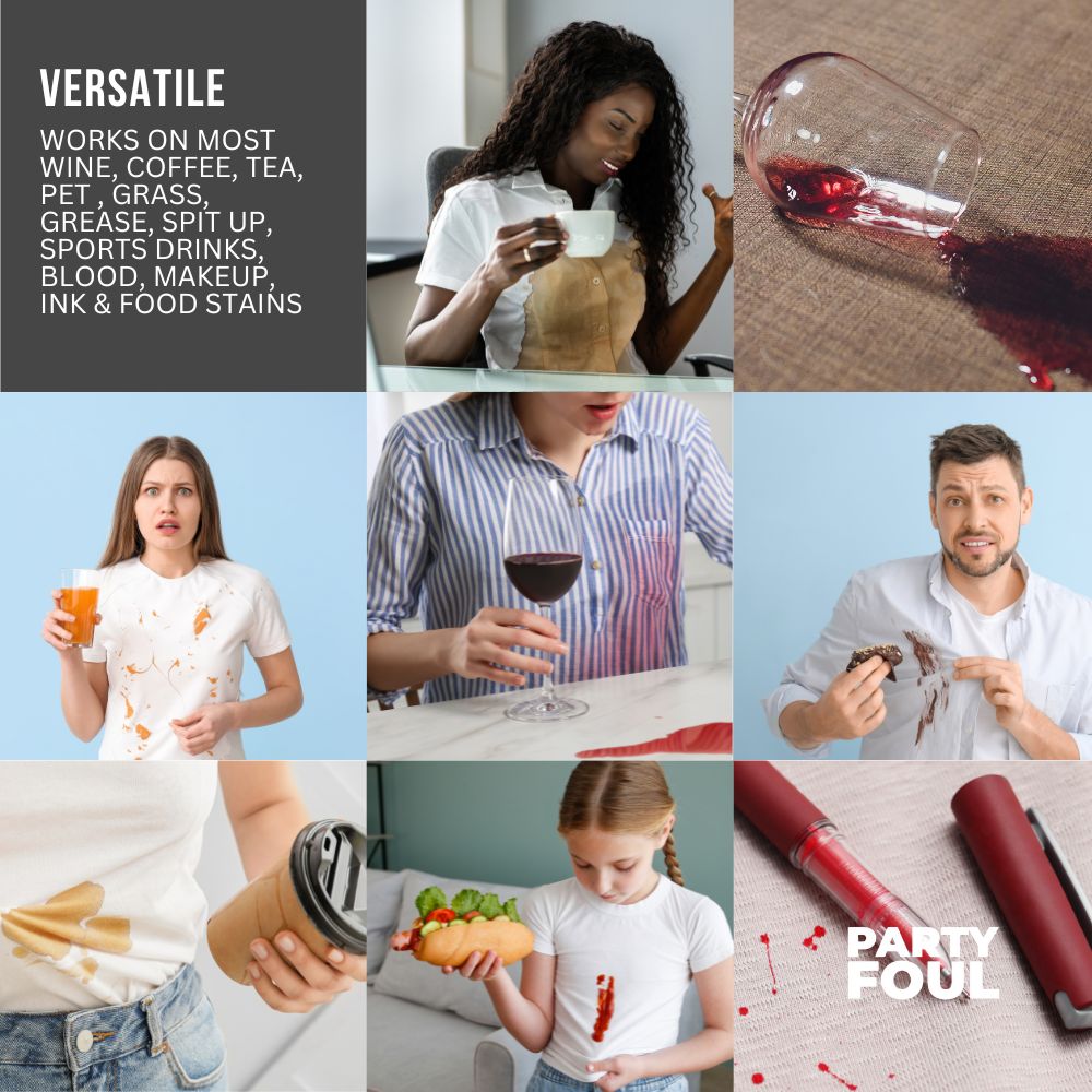 8oz Wine Stain Out Spray - Plant Based Red Wine Stain Remover for Clothes, Carpets, & Couches