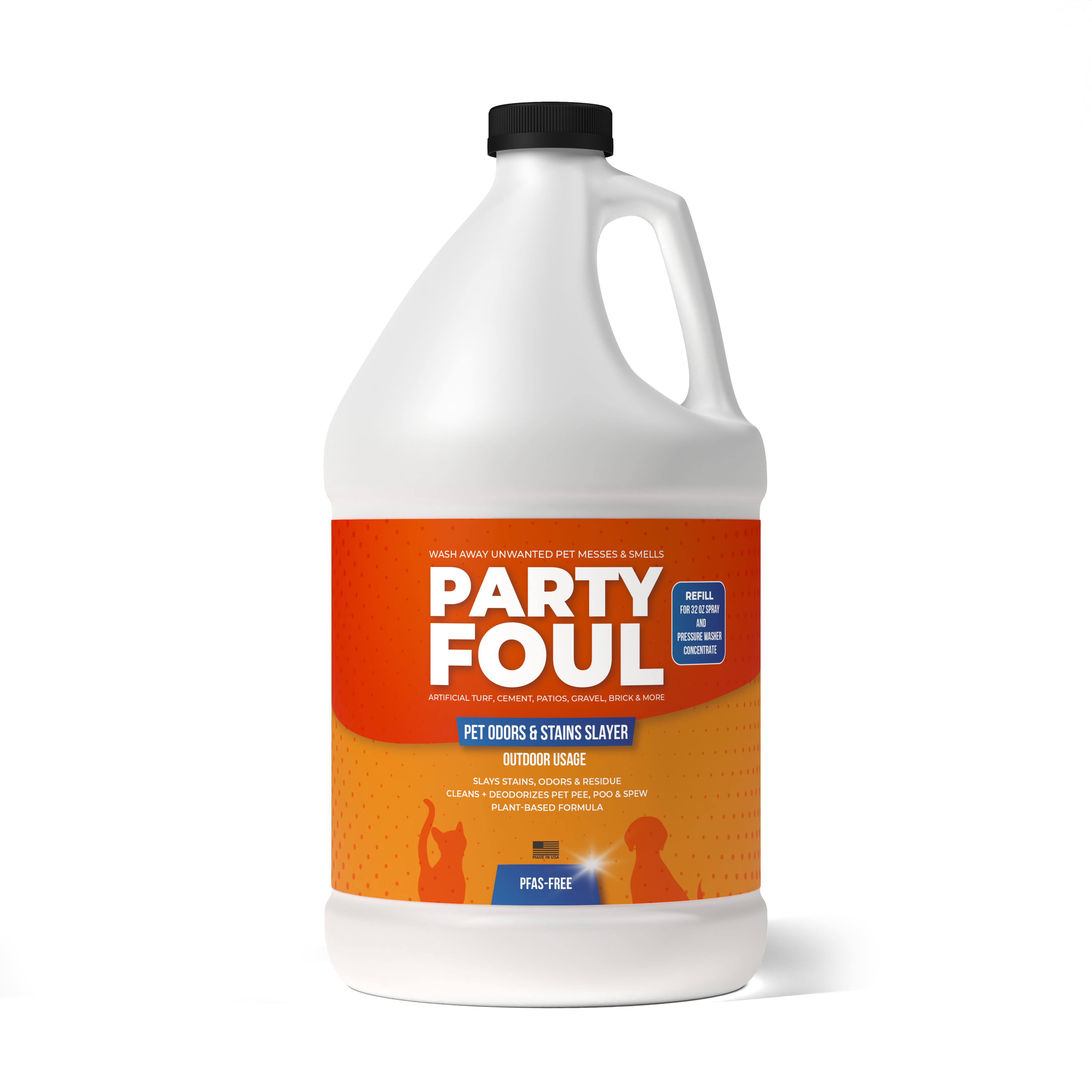 Party Foul Pet Odors & Stains Slayer Spray Refill - Gallon